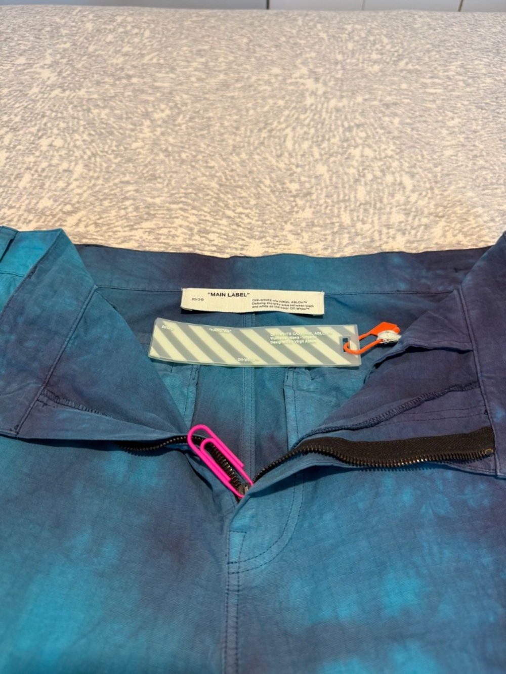 OFF-WHITE Tie Dye Ripstop Cargo Pants Mens Size 32 - Picture 5 of 7